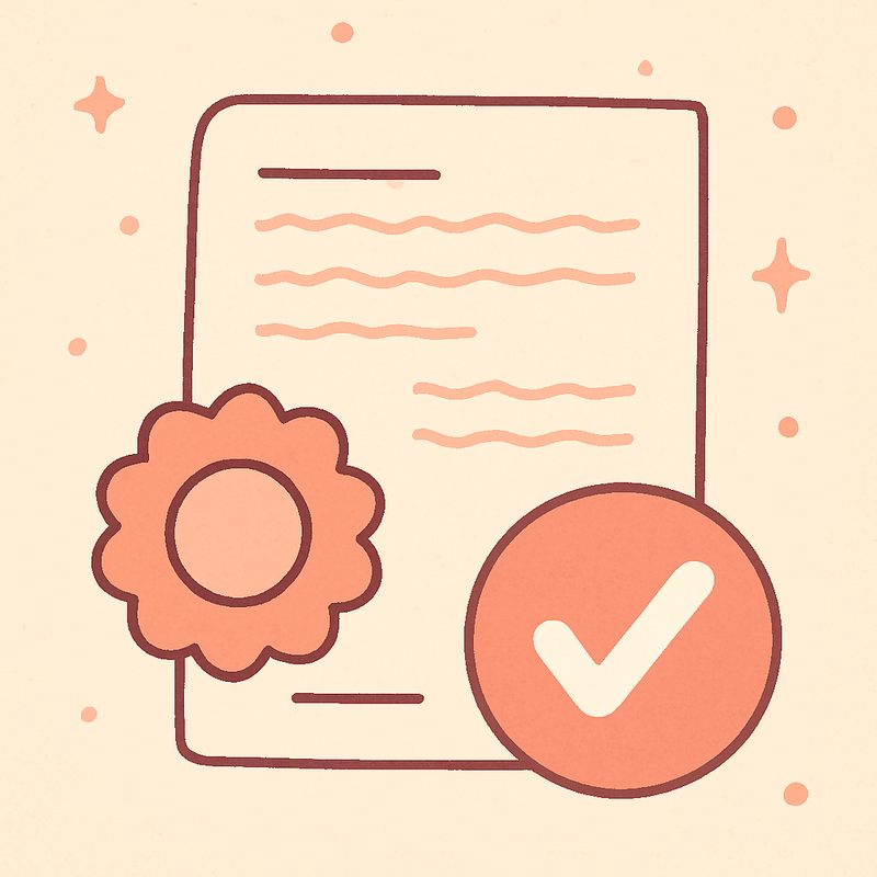 完成した申告書のイラスト